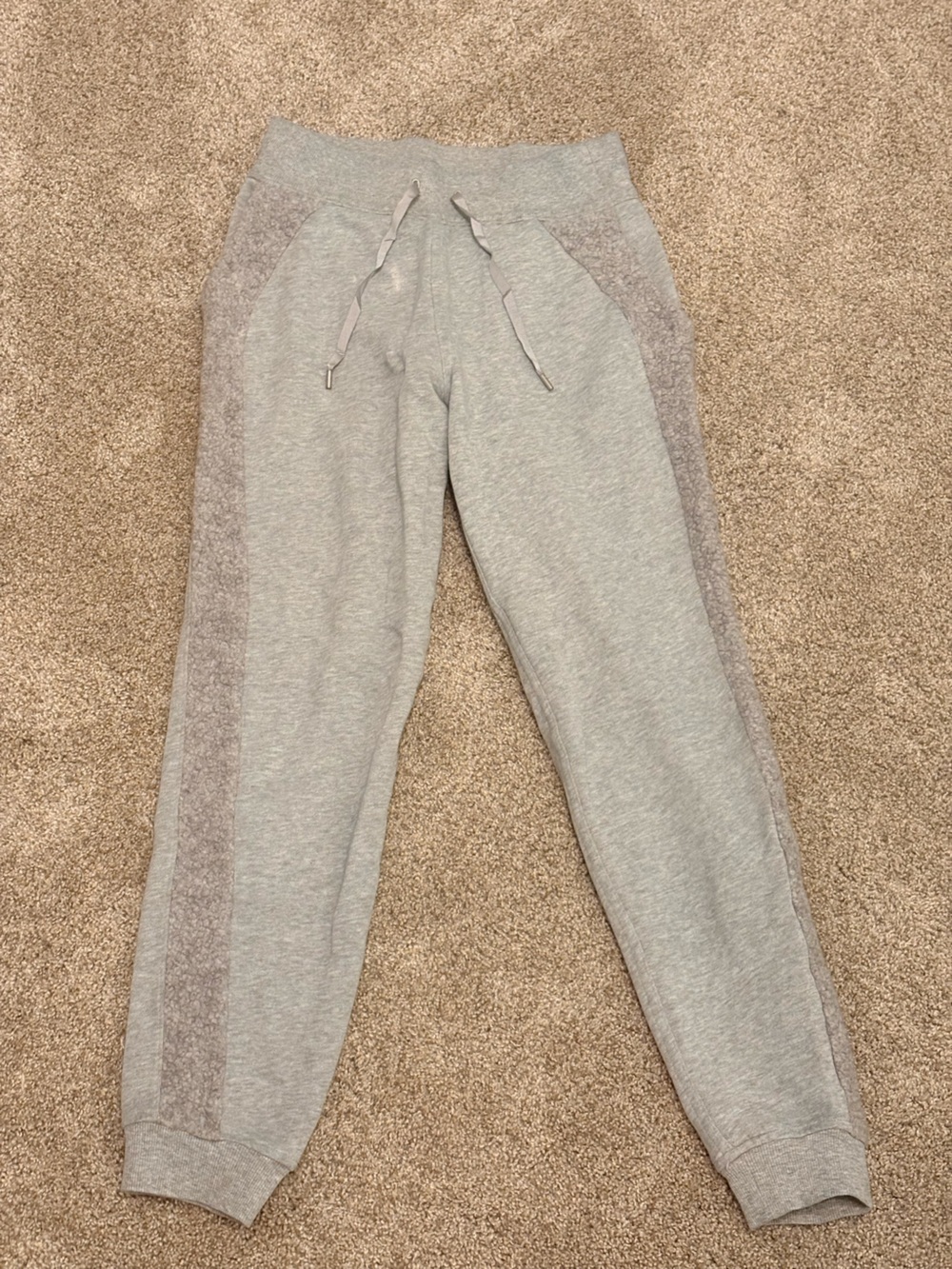 lululemon athletica Light Gray Side-Panel Joggers